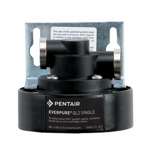 Everpure Water Filter Cartridge Head - QL2 Single Head Water Filtration 1 Everpure Water Filter Cartridge Head - QL2 Single Head Water Filtration