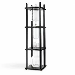 Cold Brewers Yama 25 Cup Cold Drip Maker Straight Black Wood Frame (100oz)