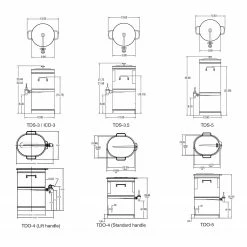 Brewers BUNN TDO-4 Iced Tea & Coffee Dispenser W/ Brew-Thru Lid