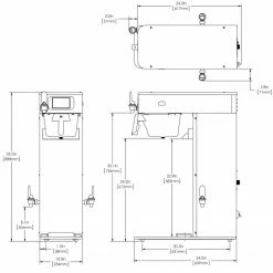 BUNN ITCB DV HV Platinum Edition Tea & Coffee Brewer Brewers