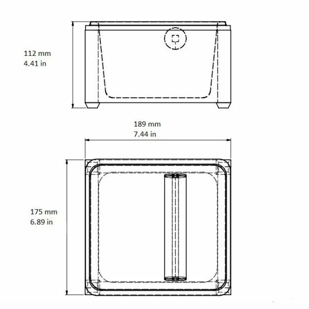 Barista Basics Maplewood Knockbox Set (7" X 7" X 4") 8 Barista Basics Maplewood Knockbox Set (7" X 7" X 4")