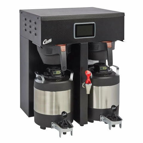 Brewers Wilbur Curtis G4 1.0 Gallon ThermoPro Twin Coffee Brewer - Black 2 Brewers Wilbur Curtis G4 1.0 Gallon ThermoPro Twin Coffee Brewer - Black