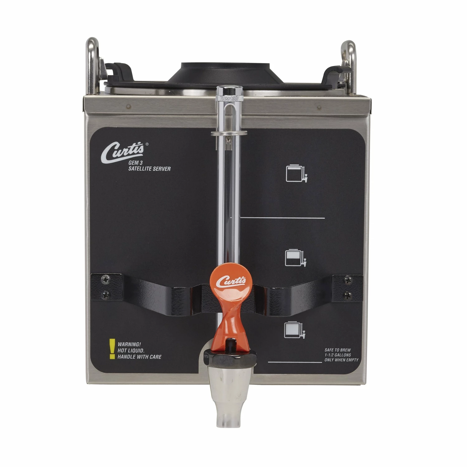 Wilbur Curtis Gemini 1.5 Gallon Satellite Decaf Coffee Server Brewers 1 Wilbur Curtis Gemini 1.5 Gallon Satellite Decaf Coffee Server Brewers