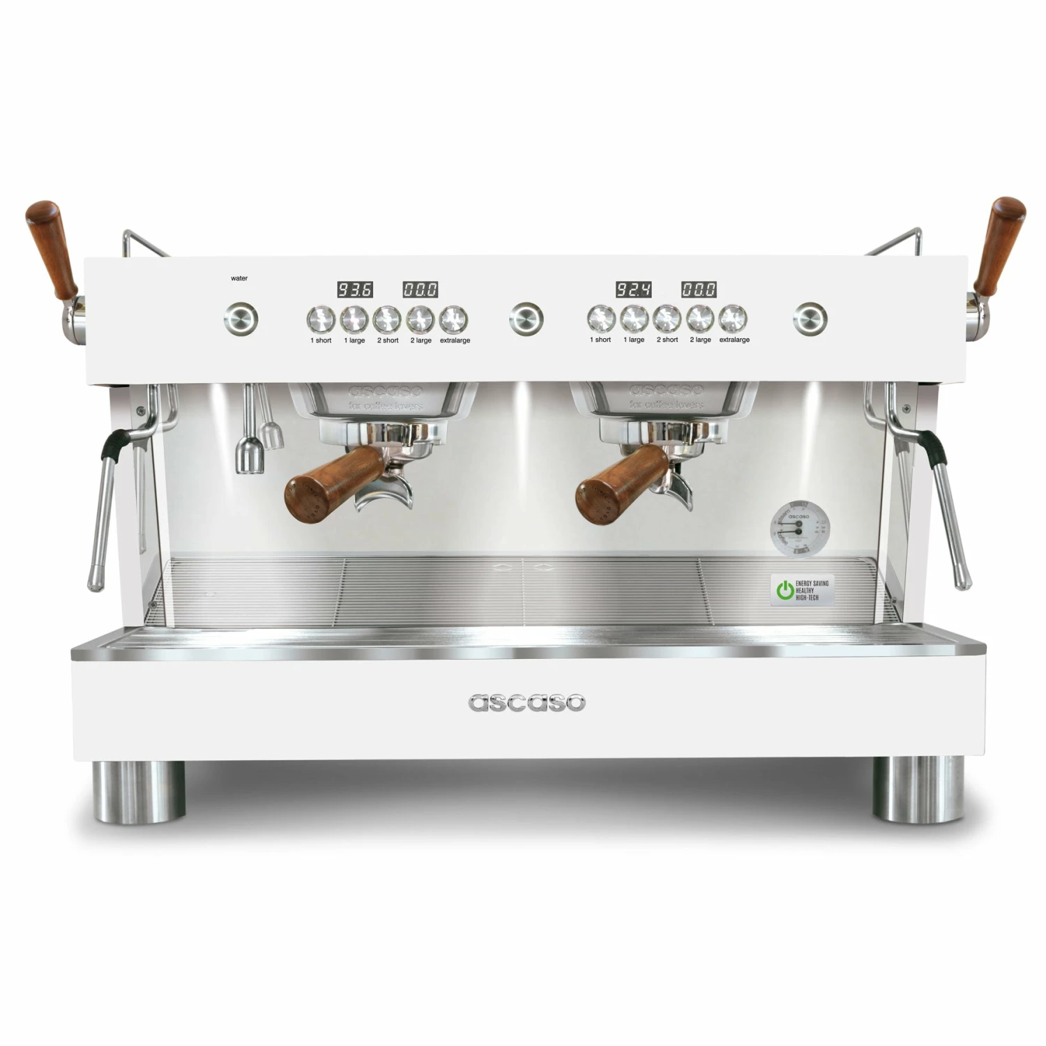 Equipment Ascaso Barista T Plus, Automatic 2 Group Espresso Machine, With Thermodynamic Technology (White) 1 Equipment Ascaso Barista T Plus, Automatic 2 Group Espresso Machine, With Thermodynamic Technology (White)