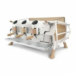 Sanremo Café Racer 3 Group Volumetric Espresso Machine - White Wood