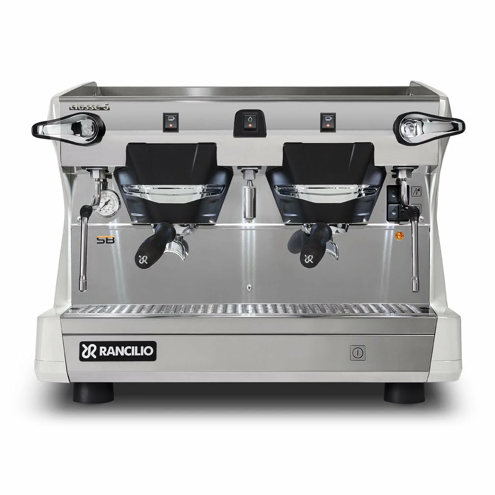 Equipment Rancilio Classe 5 S Compact 2 Group Semi-Automatic Espresso Machine - Ice White 1 Equipment Rancilio Classe 5 S Compact 2 Group Semi-Automatic Espresso Machine - Ice White