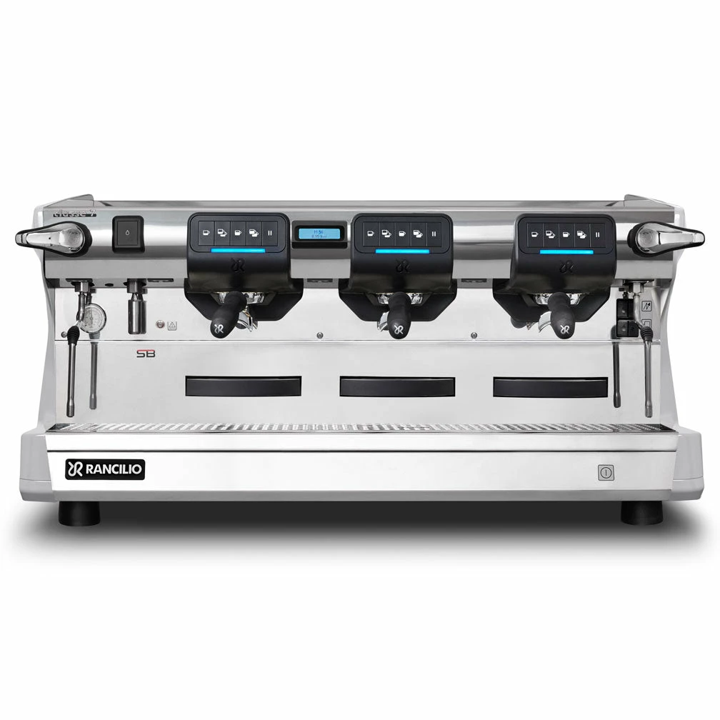 Equipment Rancilio Classe 7 USB Tall 3 Group Volumetric Espresso Machine - Ice White 1 Equipment Rancilio Classe 7 USB Tall 3 Group Volumetric Espresso Machine - Ice White