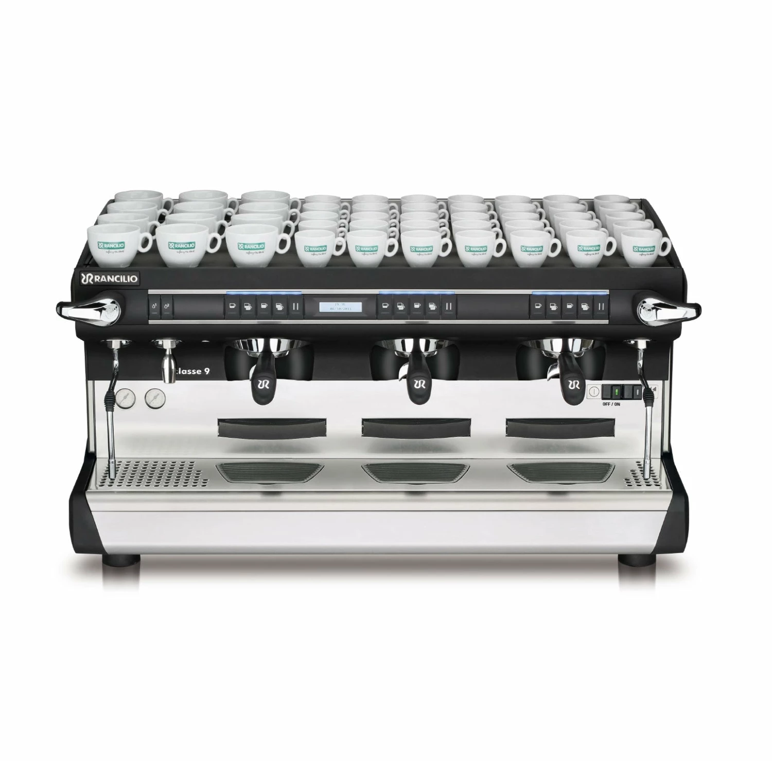 Equipment Rancilio Classe 9 USB Tall 3 Group Volumetric Espresso Machine 1 Equipment Rancilio Classe 9 USB Tall 3 Group Volumetric Espresso Machine