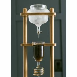 Yama 6-8 Cup Cold Drip Tower Bamboo Straight Frame (32oz)