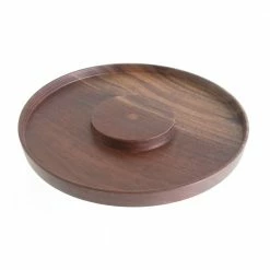 Espresso Parts Claro Walnut Hopper Lid For Mazzer