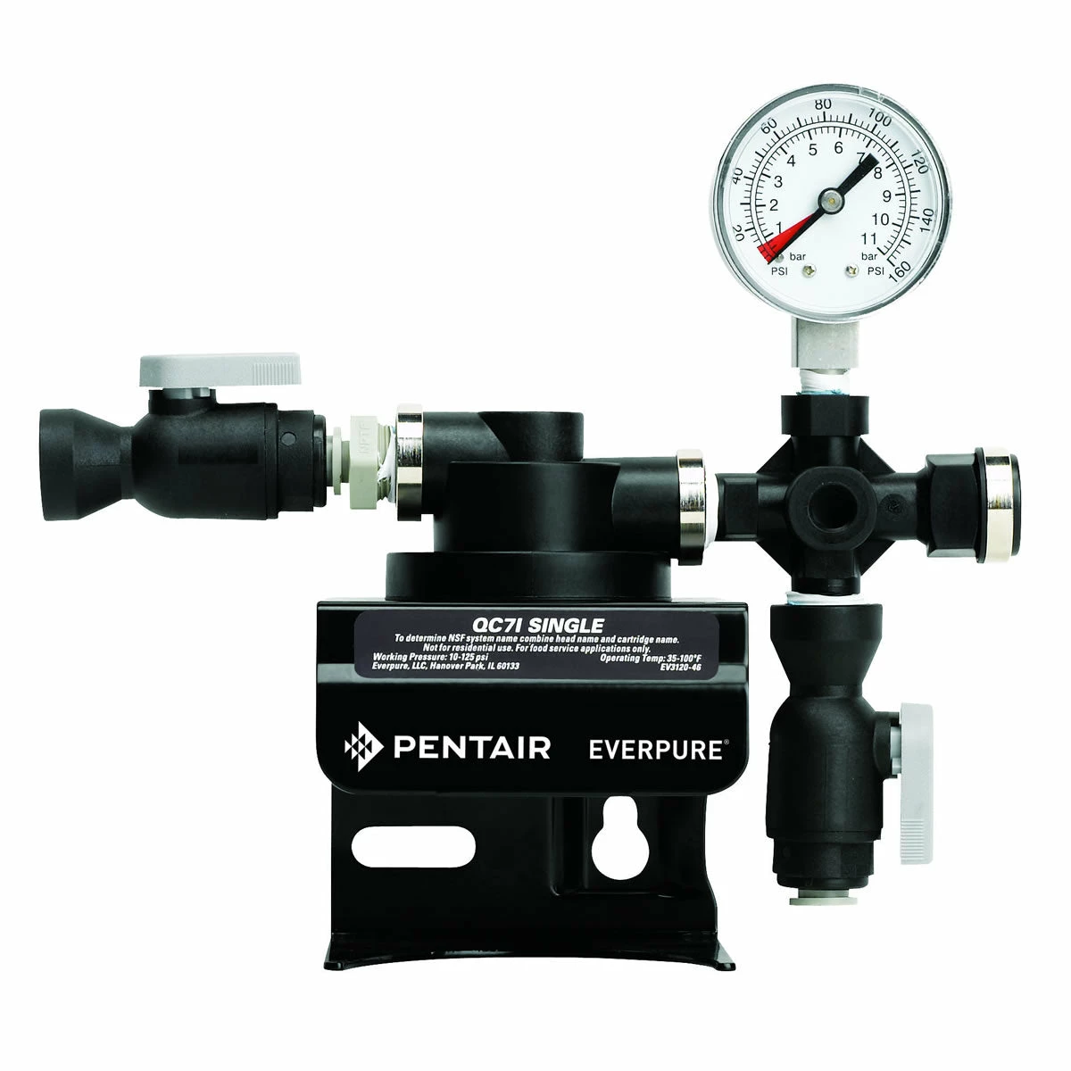 Water Filtration Everpure QC7I Single Water Filter Head (Special Order Item) 1 Water Filtration Everpure QC7I Single Water Filter Head (Special Order Item)