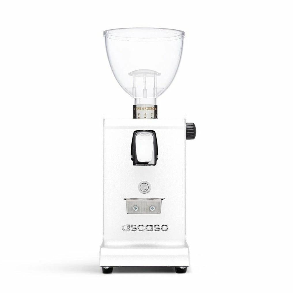 Ascaso I-STEEL Flat Burr Home Coffee Grinder, 54MM - White 1 Ascaso I-STEEL Flat Burr Home Coffee Grinder, 54MM - White