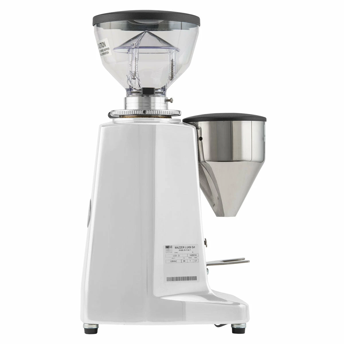 Grinders La Marzocco Lux D Espresso Grinder - White 4 Grinders La Marzocco Lux D Espresso Grinder - White