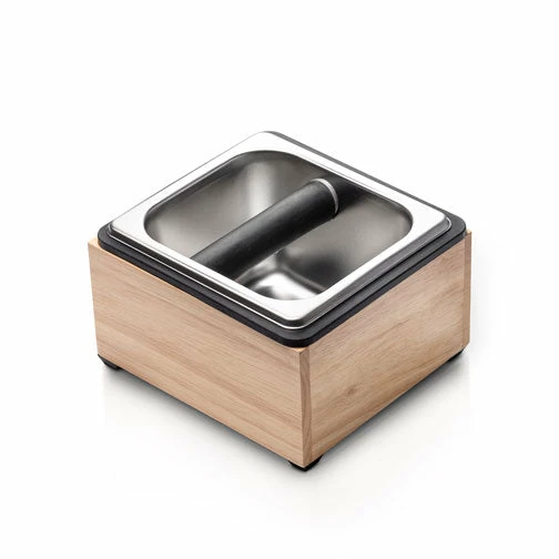 Barista Basics Maplewood Knockbox Set (7" X 7" X 4") 1 Barista Basics Maplewood Knockbox Set (7" X 7" X 4")