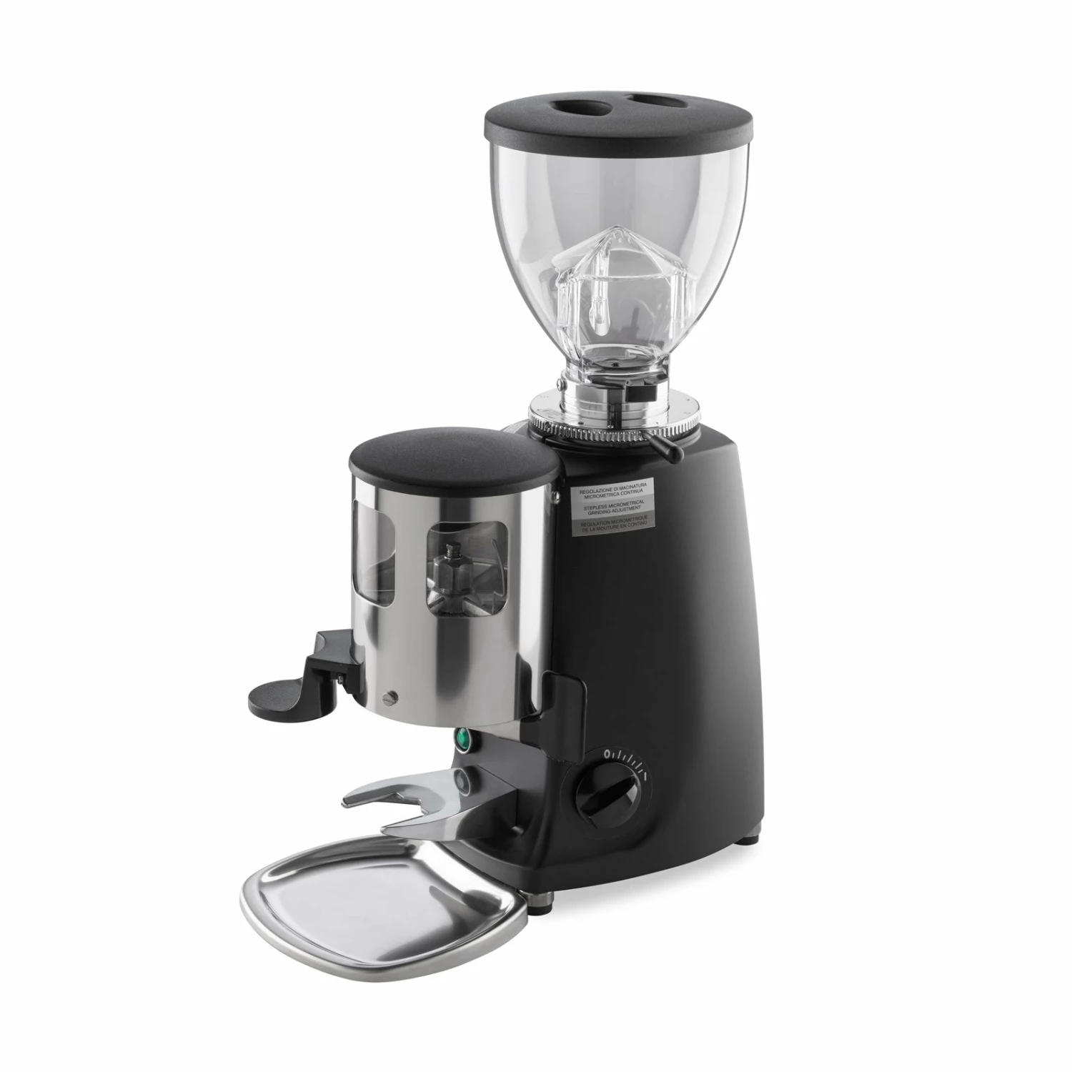 Mazzer Mini W/ Timer Switch Commercial Espresso Grinder - Black 1 Mazzer Mini W/ Timer Switch Commercial Espresso Grinder - Black