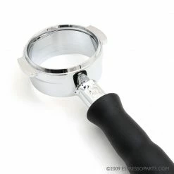 La Marzocco OEM Bottomless Portafilter - Factory Cut, Logo Embossed, Rubber Handled