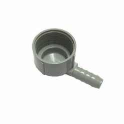 Espresso Parts 1-1/2" Gray Waste Water Drain Cup With 16mm Barb Elbow Parts