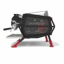 Sanremo Café Racer Naked 2 Group Volumetric Espresso Machine - Black/Red