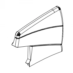 Nuova Simonelli Appia II Black Right Side Panel (Special Order Item) Parts