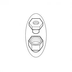 Espresso Parts Parts E61 Solenoid Group Exhaust Fitting