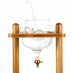 Yama 6-8 Cup Cold Drip Tower Bamboo Straight Frame (32oz)