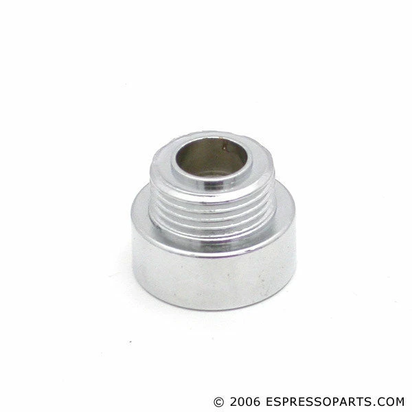 Espresso Parts 3/8F X 3/8M Chrome Portafilter Spout Extension 1 Espresso Parts 3/8F X 3/8M Chrome Portafilter Spout Extension